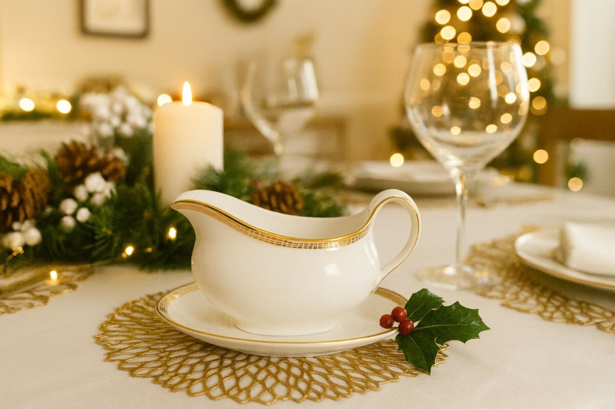 Christmas Gravy Boat