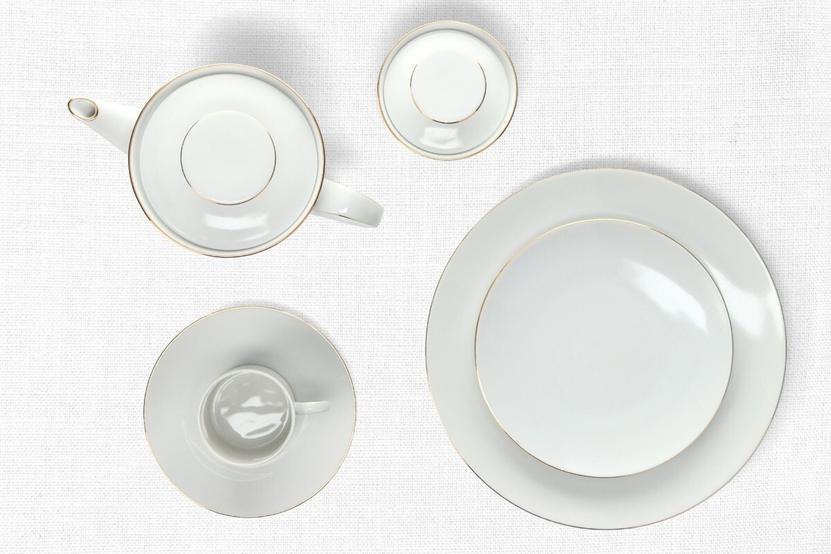 Thomas Medaillon Thin Gold Band